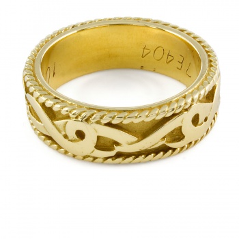 18ct Gold 7.5g Wedding Ring Size I